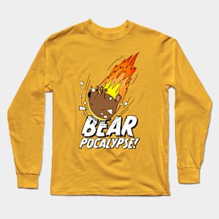 BEARPOCALYPSE! Meteor Bear Long Sleeve T-Shirt